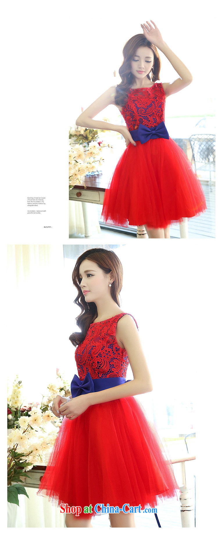 O - Star spring 2015 new stylish bows Service Bridal bridesmaid clothing red wedding dresses wedding dress short skirt red blue XL pictures, price, brand platters! Elections are good character, the national distribution, so why buy now enjoy more preferential! Health