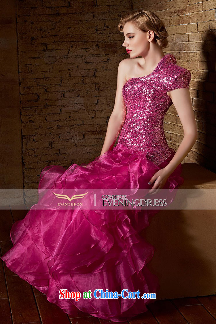 Creative Fox 2015 New Evening Dress red wedding dresses sexy single shoulder dress uniform toast bridesmaid dress long evening dress woman dress cake 30,862 rose red XXL pictures, price, brand platters! Elections are good character, the national distribution, so why buy now enjoy more preferential! Health