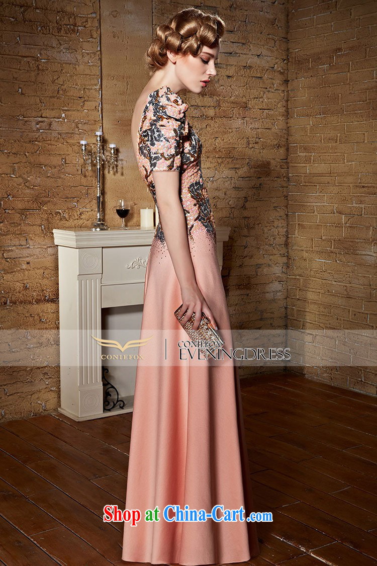 Creative Fox Evening Dress 2015 new wedding dress deep V long terrace back evening dress uniform toast exhibition dress banquet presided over 82,158 dresses pink XXL pictures, price, brand platters! Elections are good character, the national distribution, so why buy now enjoy more preferential! Health
