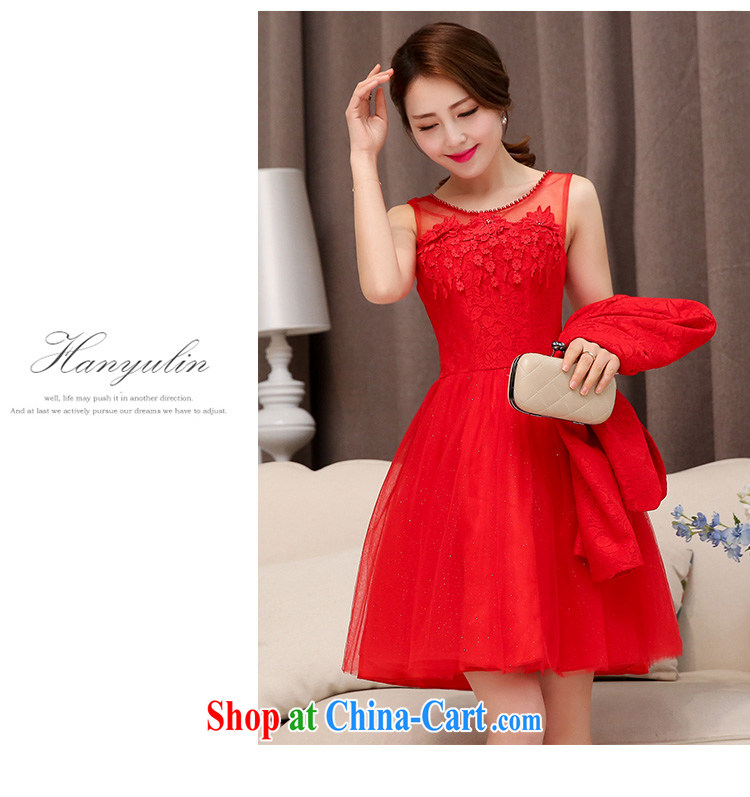 Thanks for Mrs 2015 new spring Korean fashion trends beauty sweet temperament red jacket dresses wedding dresses skirt bridesmaid clothing female Red XL pictures, price, brand platters! Elections are good character, the national distribution, so why buy now enjoy more preferential! Health