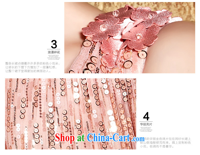 Creative Fox V collar dress long dress Evening Dress girl bridesmaid dress dress pink wedding toast stage dress annual meeting moderator dress 30,856 pink XL pictures, price, brand platters! Elections are good character, the national distribution, so why buy now enjoy more preferential! Health