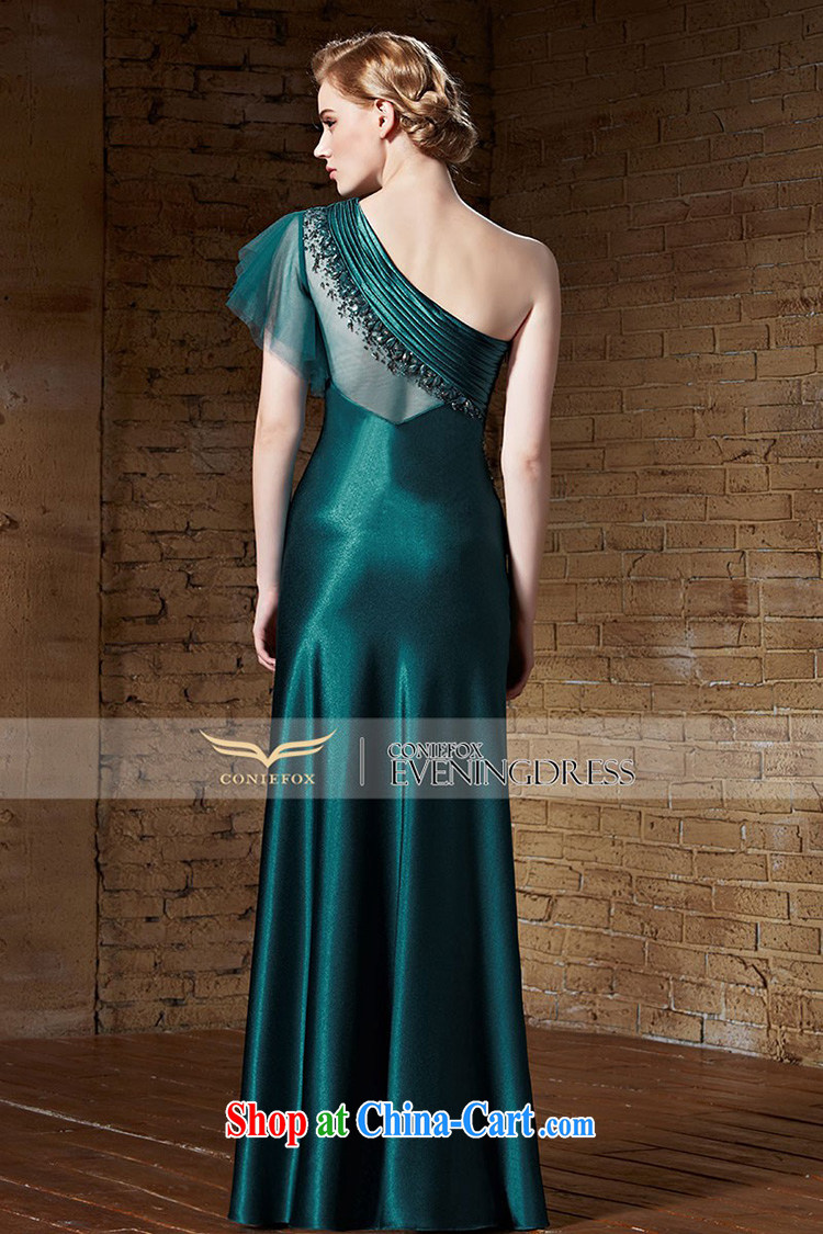 Creative Fox Evening Dress 2015 new elegant long single shoulder dress high waist evening dress uniform toast dress the annual dress long skirt 82,163 dark XXL pictures, price, brand platters! Elections are good character, the national distribution, so why buy now enjoy more preferential! Health
