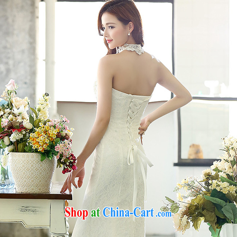 Los Angeles 2015 spring new, elegant wedding dresses bare shoulders beauty dress long skirt dress white XL, Los Angeles (ROLUZEE), shopping on the Internet