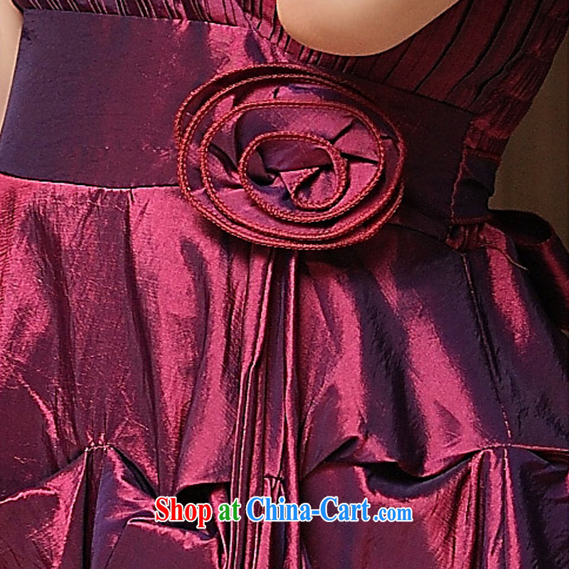 AIDS has been Ki-strap with the collapse layer lantern dress sweet name Yuan solid-colored evening dress 8348 - 1 magenta, code, and AIDS has Qi (Aiyaqi), and, on-line shopping
