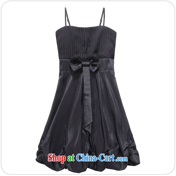 AIDS has been Qi bridesmaid serving only the princess show the hem the waist lantern skirt straps dress dresses 9116 A - 1 black XXXL pictures, price, brand platters! Elections are good character, the national distribution, so why buy now enjoy more preferential! Health