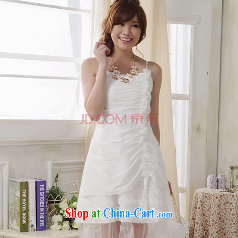 AIDS has been Qi in Europe and America, Spring and Summer Palace wedding 100 on the back the code dress Evening Dress banquet small dress 9903 A - 1 white, code, and AIDS has Qi (Aiyaqi), online shopping