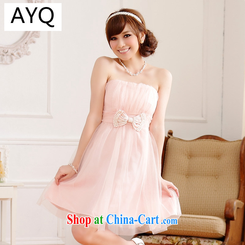 AIDS has been Ki-summer dresses wedding bridesmaid clothing thick the dress code Ms. chest bare yarn Web dress dresses 9712 A - 1 toner color code