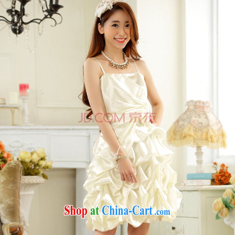 AIDS has been Qi bridesmaid Evening Dress strap with the buckle straps show skirts lantern skirt the small dress dresses 9726 B - 1 white, code, and AIDS has Qi (Aiyaqi), online shopping