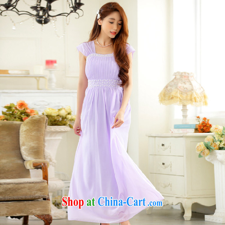 AIDS has been Qi dress high-end, shoulder a purely manual staple Pearl big drill long dress snow woven dresses 9628 A - 1 purple are code pictures, price, brand platters! Elections are good character, the national distribution, so why buy now enjoy more preferential! Health