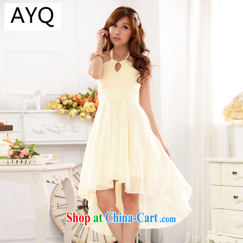 AIDS has been Qi Korean version of Yuan Hang up too short, small dress bridesmaid dress sister service dovetail dinner dress A 9915 - 1 champagne color code