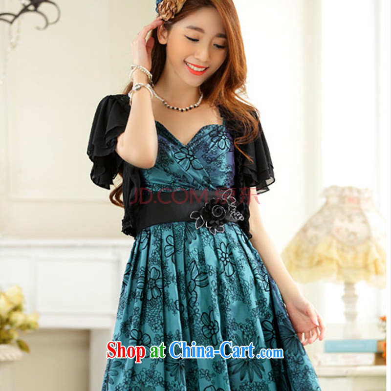 AIDS has been Qi three-dimensional kidney dress to tread banquet sister strap dresses the dresses A 9924 - 1 green, code, and AIDS has been Qi (Aiyaqi), online shopping