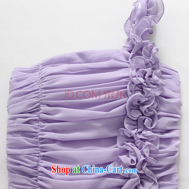 AIDS has been Qi (Spring/Summer Korean video thin single shoulder snow woven small wedding dresses bridesmaid performances service XL straps dress A 9831 - 1 purple, code, and AIDS has been Qi (Aiyaqi), online shopping