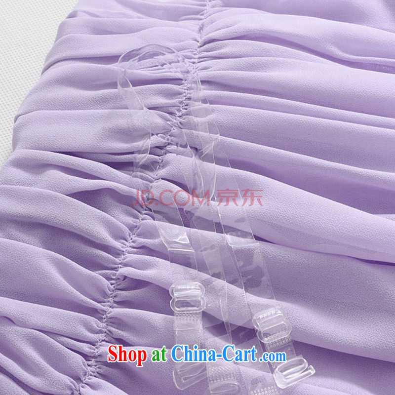 AIDS has been Qi (Spring/Summer Korean video thin single shoulder snow woven small wedding dresses bridesmaid performances service XL straps dress A 9831 - 1 purple, code, and AIDS has been Qi (Aiyaqi), online shopping