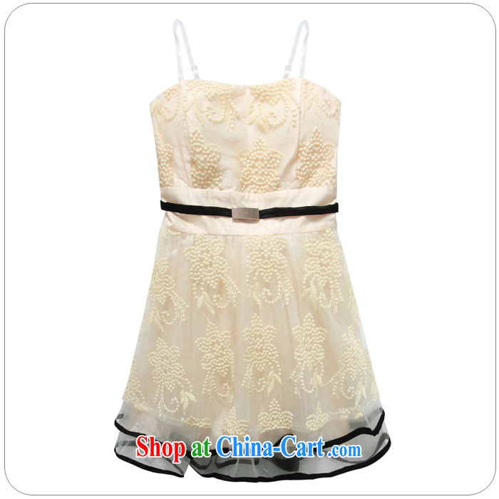 AIDS has been Qi embroidery lace lantern skirt wiped chest small dress sister dresses (the invisible) 9107 A - 1 champagne color, pictures, price, brand platters! Elections are good character, the national distribution, so why buy now enjoy more preferential! Health