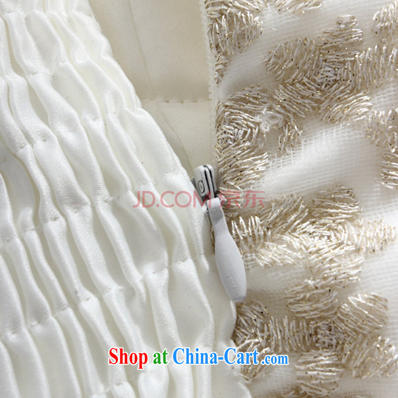 AIDS has been Qi-waist bare chest dress dress bridesmaid dress beauty bow-tie the Pearl Princess (the invisible) 9106 A - 1 white, code, and AIDS has been Qi (Aiyaqi), online shopping