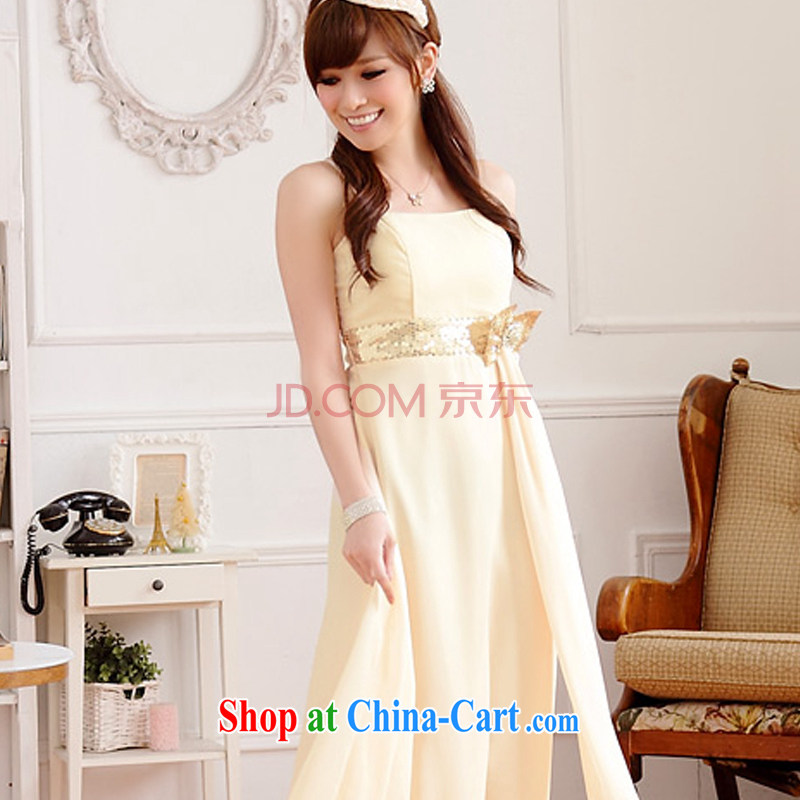 AIDS has been Qi in Europe and the light drill bridal the wedding banquet dress bridesmaid ultra-long dresses 9212 A - 1 champagne color codes, AIDS has Qi (Aiyaqi), shopping on the Internet