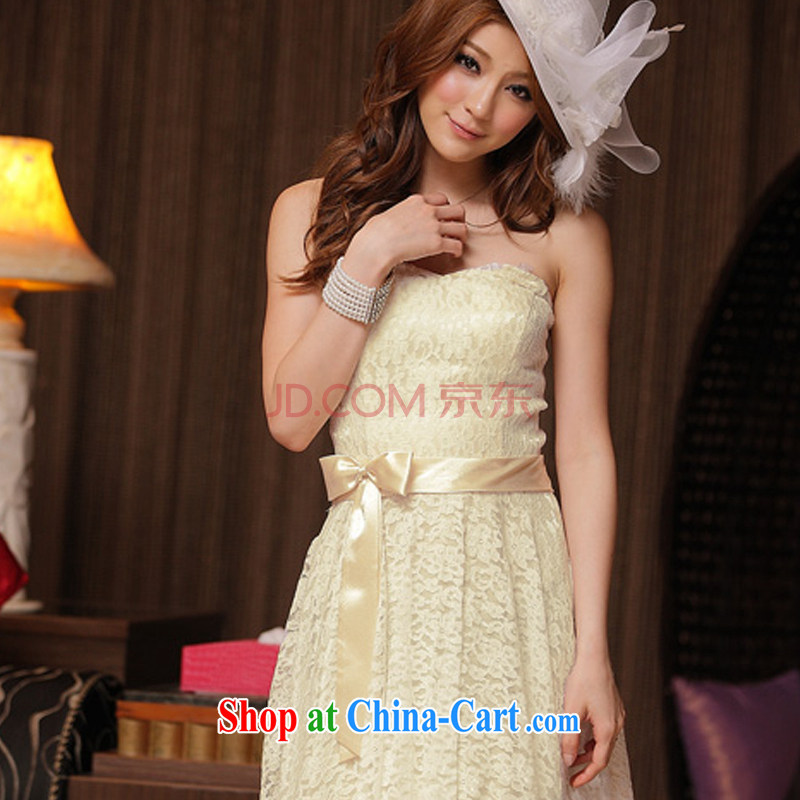 AIDS has been wiped off their chest lace short skirt small dress bridesmaid dress uniform toast short Evening Dress dresses 8224 champagne color codes, AIDS has Qi (Aiyaqi), and, on-line shopping