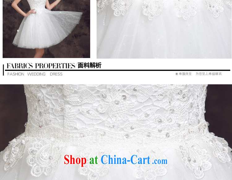 A good service is 2015 new spring and summer bridesmaid's sister's Korean-style bridal wedding dress small dress uniform toasting white M pictures, price, brand platters! Elections are good character, the national distribution, so why buy now enjoy more preferential! Health