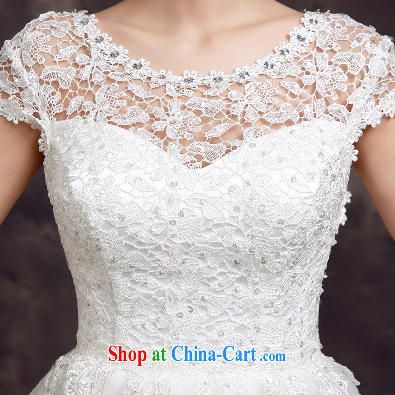 A good service is 2015 new spring and summer bridesmaid's sister's Korean-style bridal wedding dress the dress uniform toasting white M, good service, and shopping on the Internet