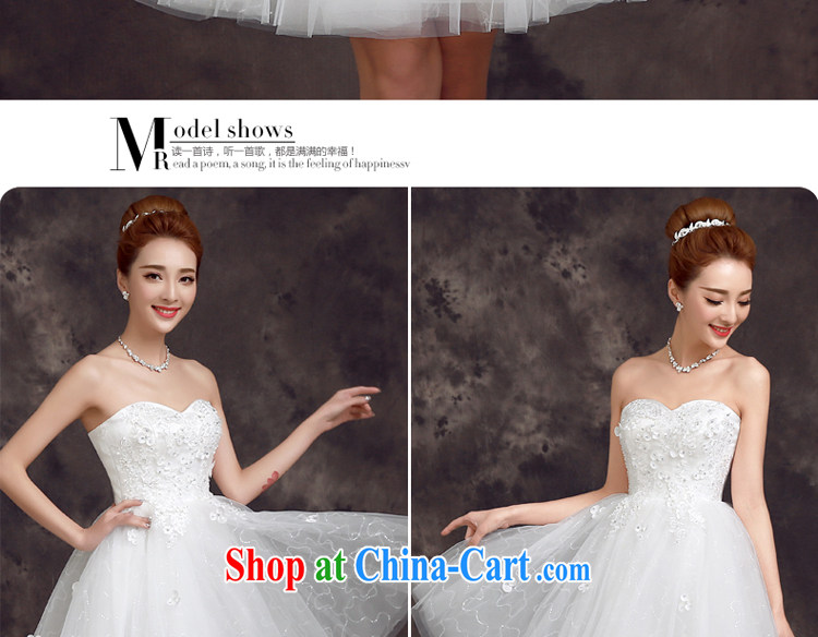 A good service is 2015 new spring and summer bridesmaid's sister's bridal wedding dress short, small dress uniform toasting white S pictures, price, brand platters! Elections are good character, the national distribution, so why buy now enjoy more preferential! Health