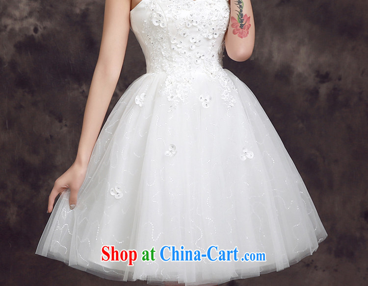 A good service is 2015 new spring and summer bridesmaid's sister's bridal wedding dress short, small dress uniform toasting white S pictures, price, brand platters! Elections are good character, the national distribution, so why buy now enjoy more preferential! Health