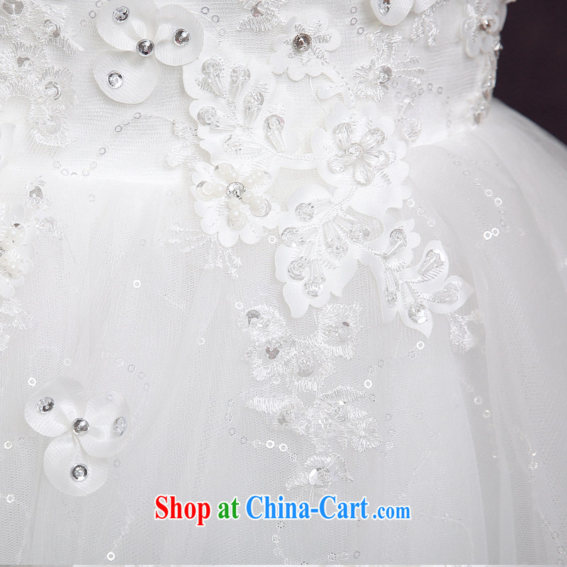 A good service is 2015 new spring and summer bridesmaid's sister's bridal wedding dress short, small dress uniform toasting white S, good service, and shopping on the Internet