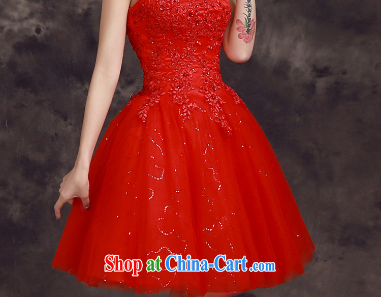 A good service is 2015 new spring Korean bridal wedding dress bridesmaid's sister's short, small banquet dress red 2 XL pictures, price, brand platters! Elections are good character, the national distribution, so why buy now enjoy more preferential! Health