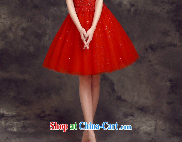 A good service is 2015 new spring and summer short bridesmaid's sister's bridal wedding dress small dress uniform toast red 2 XL pictures, price, brand platters! Elections are good character, the national distribution, so why buy now enjoy more preferential! Health