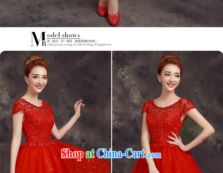 A good service is 2015 new spring and summer short bridesmaid's sister's bridal wedding dress small dress uniform toast red 2 XL pictures, price, brand platters! Elections are good character, the national distribution, so why buy now enjoy more preferential! Health