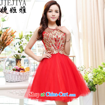 With Jacob her dress attire 2015 spring sleeveless fashion style wedding dresses beauty bridal bridesmaid annual concert toast clothing dresses dress red XXL pictures, price, brand platters! Elections are good character, the national distribution, so why buy now enjoy more preferential! Health