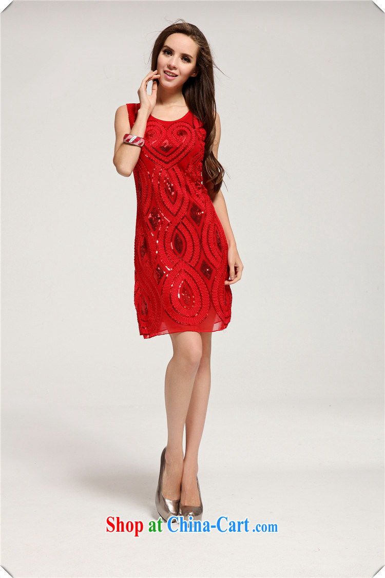 Korean honey Julia 2015 spring and summer new, light, and color combination bring dress vest skirt DR 60,223 red are code pictures, price, brand platters! Elections are good character, the national distribution, so why buy now enjoy more preferential! Health