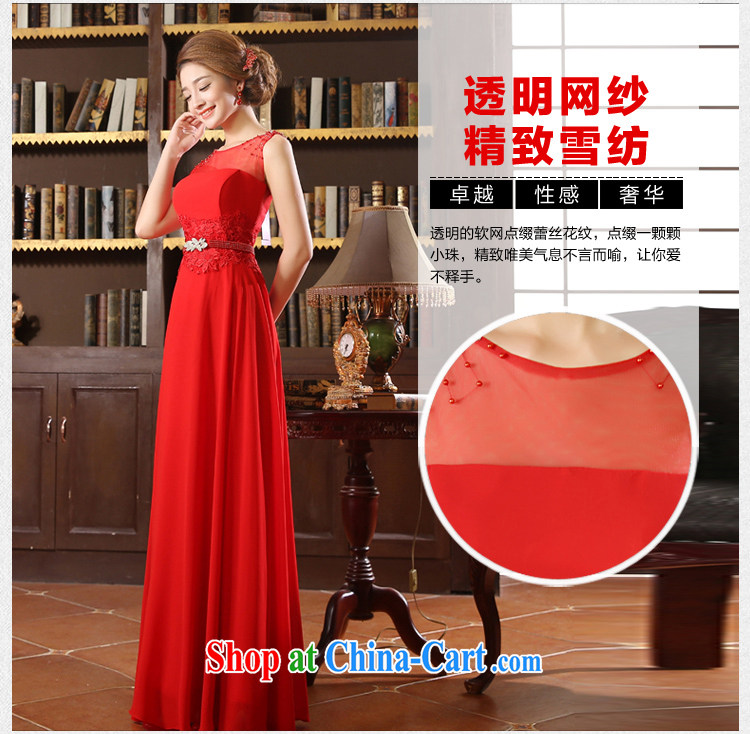 wedding dresses new 2014 stylish red bridesmaid bridal long marriage bows dress red XL code pictures, price, brand platters! Elections are good character, the national distribution, so why buy now enjoy more preferential! Health