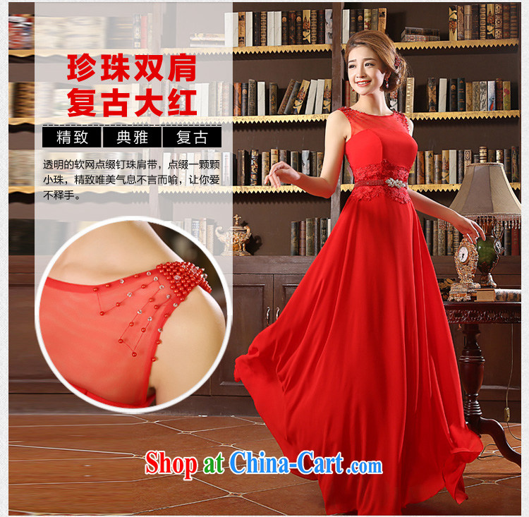 wedding dresses new 2014 stylish red bridesmaid bridal long marriage bows dress red XL code pictures, price, brand platters! Elections are good character, the national distribution, so why buy now enjoy more preferential! Health