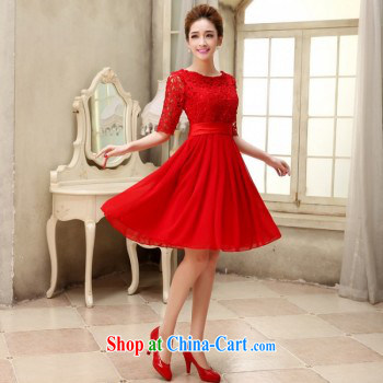 Love, Norman 2015 new bridesmaid dress short marriage, autumn and winter the betrothal moderator evening dress bridal red bows dress wine red customers to size. Does not support returning pictures, price, brand platters! Elections are good character, the national distribution, so why buy now enjoy more preferential! Health