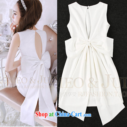 Ice Storm 2015, new section 100a high sense of beauty bow-tie dress dresses sleeveless short skirts A 887 white are code pictures, price, brand platters! Elections are good character, the national distribution, so why buy now enjoy more preferential! Health