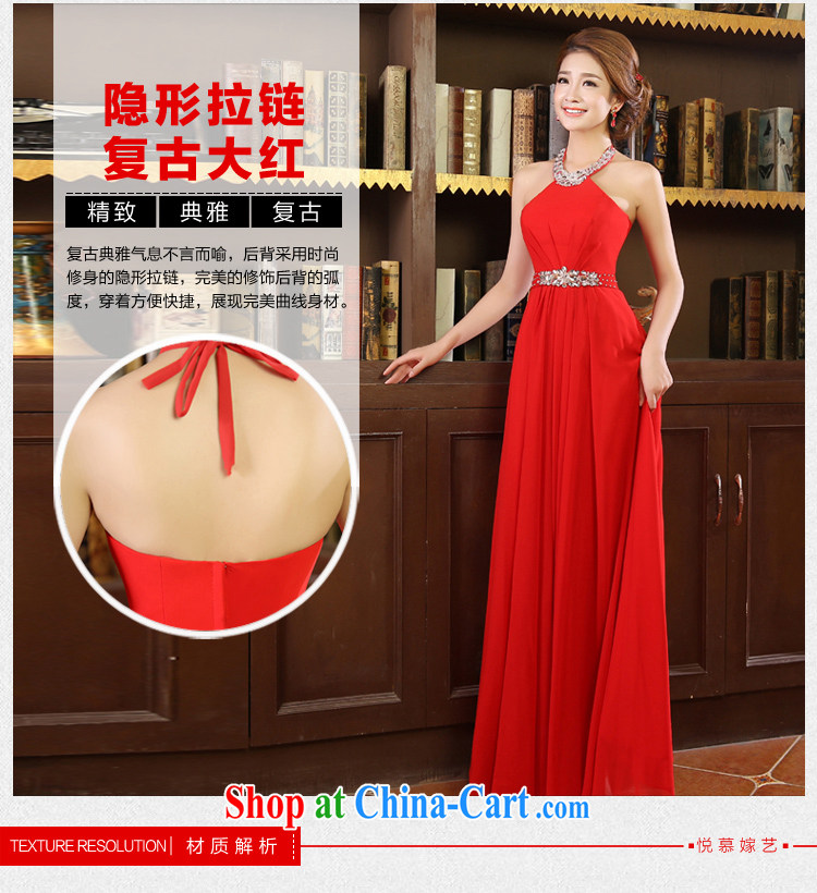 2015 new dress red wedding is also long drill video thin bridal toast dress white L code pictures, price, brand platters! Elections are good character, the national distribution, so why buy now enjoy more preferential! Health