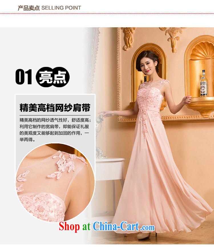 Korean style double-shoulder straps bridal bridesmaid mission red long marriage bows dress pink XL code pictures, price, brand platters! Elections are good character, the national distribution, so why buy now enjoy more preferential! Health