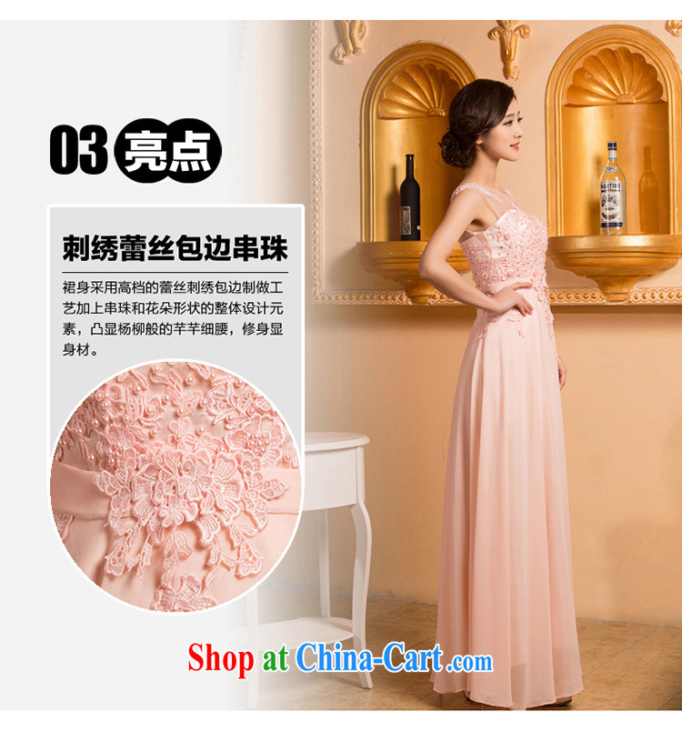 Korean style double-shoulder straps bridal bridesmaid mission red long marriage bows dress pink XL code pictures, price, brand platters! Elections are good character, the national distribution, so why buy now enjoy more preferential! Health