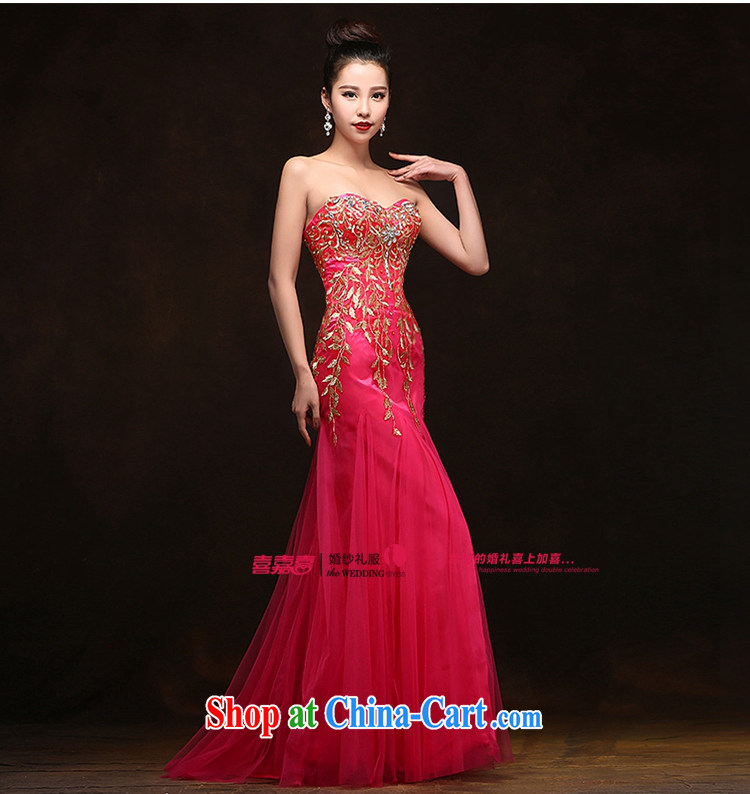 Hi Ka-hi 2015 new bows dress Korean crowsfoot erase chest dress the annual dinner show dress skirt DJ 26 rose XXL pictures, price, brand platters! Elections are good character, the national distribution, so why buy now enjoy more preferential! Health