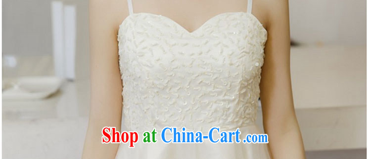 HIV/AIDS covered by dresses 2015 new summer Korean Beauty lifting the bead dress skirt bridesmaid skirt LY 334 white L pictures, price, brand platters! Elections are good character, the national distribution, so why buy now enjoy more preferential! Health