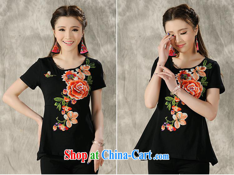 Health Concerns dress * H 9488 National wind women's clothing 2015 spring and summer new embroidered not rules, with a short-sleeved shirt T yellow 4 XL pictures, price, brand platters! Elections are good character, the national distribution, so why buy now enjoy more preferential! Health
