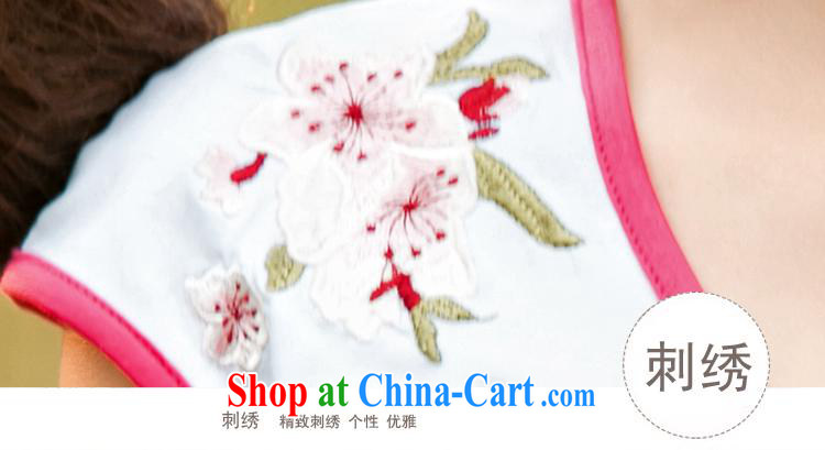 Health Concerns dress * C 6884 National wind women's clothing summer new V collar embroidered package shoulder cuff asymmetric-short-sleeved T pension white 3XL pictures, price, brand platters! Elections are good character, the national distribution, so why buy now enjoy more preferential! Health
