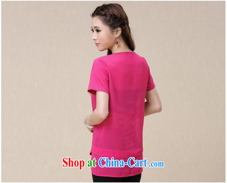 Close deals with clothing * BL 8965 National wind women's clothing spring and summer new embroidered snow-woven stitching does not rule out short-sleeved T red 2 XL pictures, price, brand platters! Elections are good character, the national distribution, so why buy now enjoy more preferential! Health
