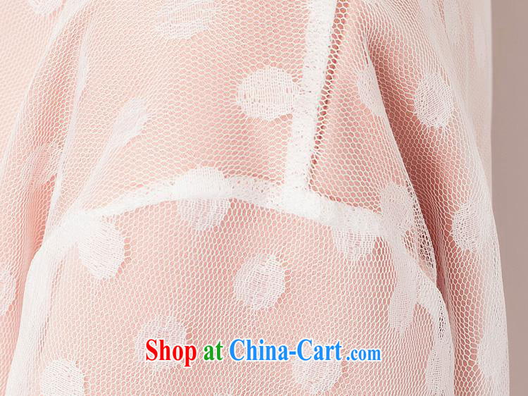 Health Concerns dress * 5255 #2015 spring new female round-collar Web yarn leave of two parts, long, solid lace shirt T shirts female pink are code pictures, price, brand platters! Elections are good character, the national distribution, so why buy now enjoy more preferential! Health