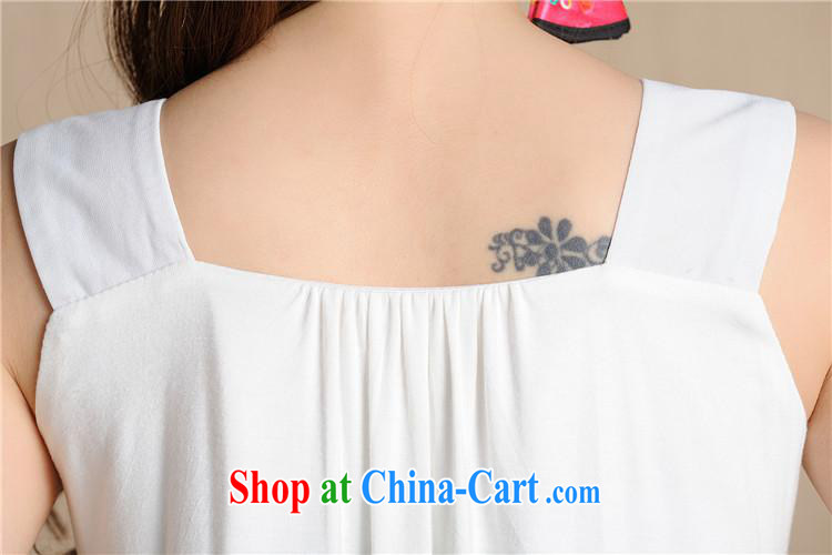 Health Concerns dress * MX 9197 National wind women's clothing spring and summer new Peony embroidery take the field vest Sleeveless T pension white XXL pictures, price, brand platters! Elections are good character, the national distribution, so why buy now enjoy more preferential! Health