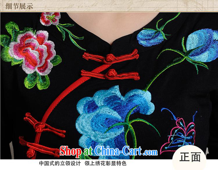 For health concerns dress * S 089 Ethnic Wind female spring and summer new heavy industry, for embroidered 100 ground cultivating short-sleeved T pension white 4XL pictures, price, brand platters! Elections are good character, the national distribution, so why buy now enjoy more preferential! Health
