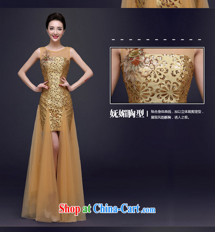 A good service is 2015 spring bridesmaid clothing stylish moderator banquet evening dress long, evening dress long L pictures, price, brand platters! Elections are good character, the national distribution, so why buy now enjoy more preferential! Health