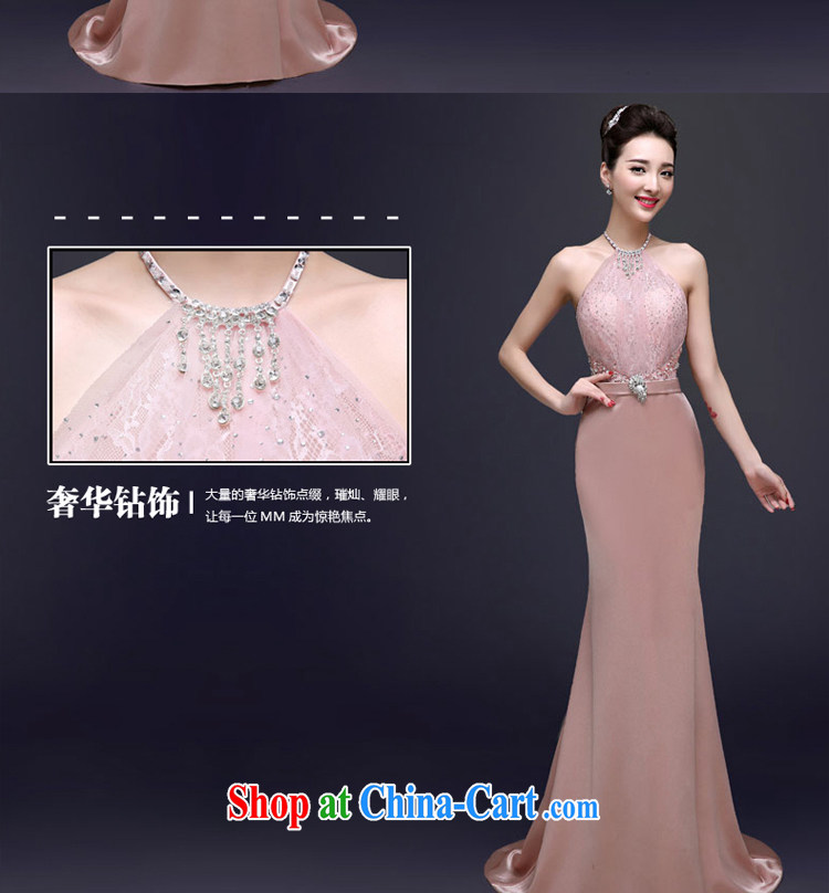 A good service is 2015 new spring and summer, banquet dress long crowsfoot cultivating annual meeting moderator dress champagne color 2 XL pictures, price, brand platters! Elections are good character, the national distribution, so why buy now enjoy more preferential! Health