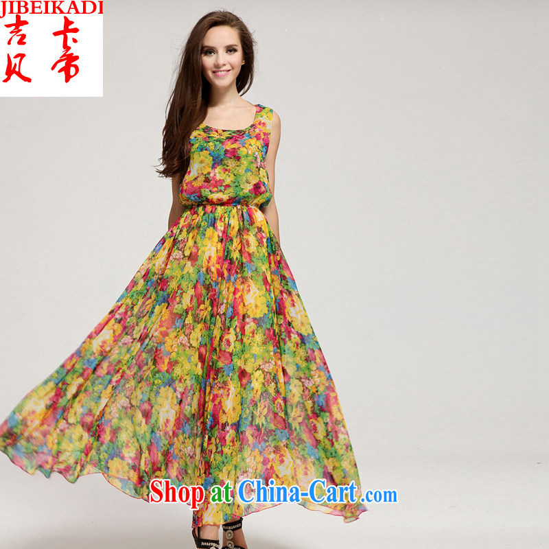 Addis Ababa, the Royal summer only advanced snow woven vest large beauty graphics thin resort long skirt suit vest large skirt single price XXXL, Bekaa in Dili (JIBEIKADI), shopping on the Internet