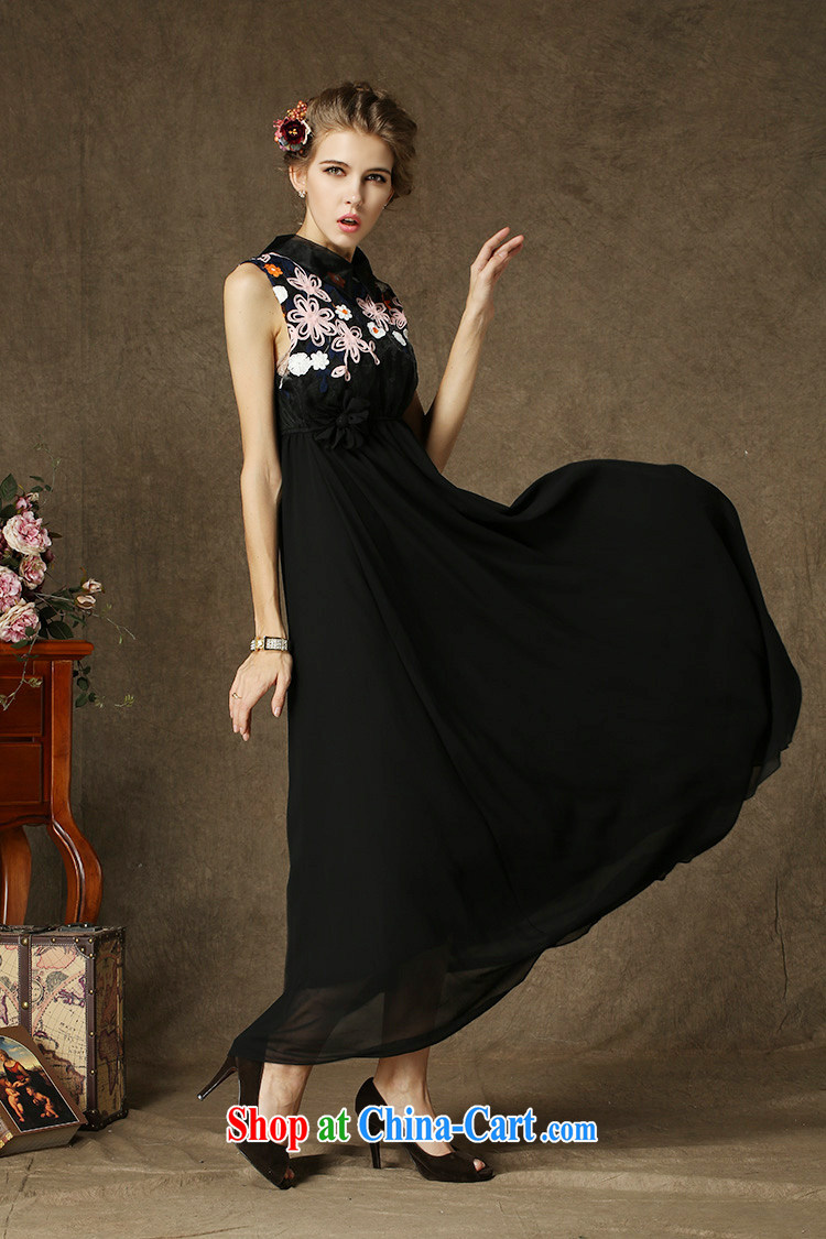 The Bekaa in Dili new embroidered beauty snow woven lace long skirt large dresses lace skirt dresses female black XL pictures, price, brand platters! Elections are good character, the national distribution, so why buy now enjoy more preferential! Health